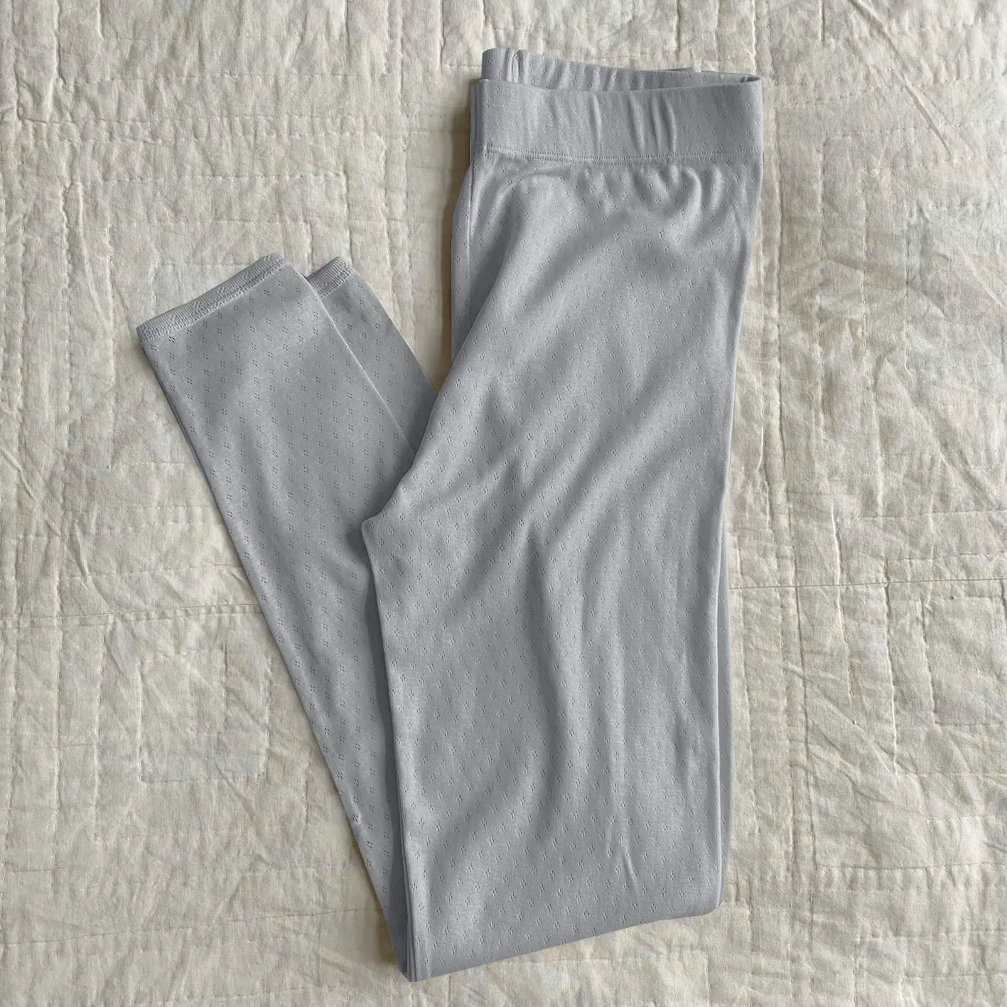 LEGGINGS // WOMEN // GREY POINTELLE