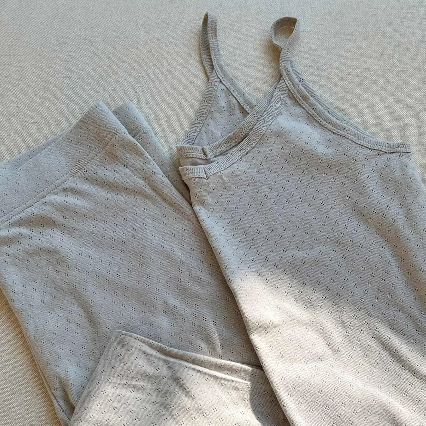 LEGGINGS // WOMEN // GREY POINTELLE