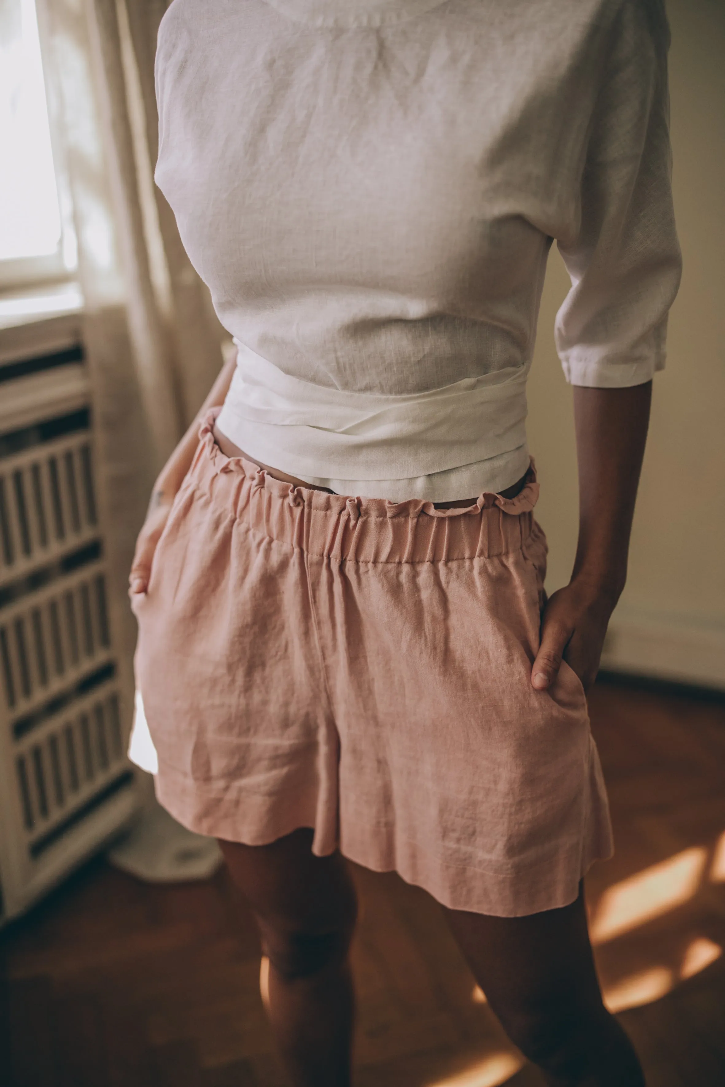 Linen Short Pants