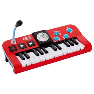 Little Tikes Kids' My Real Jam Keyboard with Microphone and Keyboard Case - Red