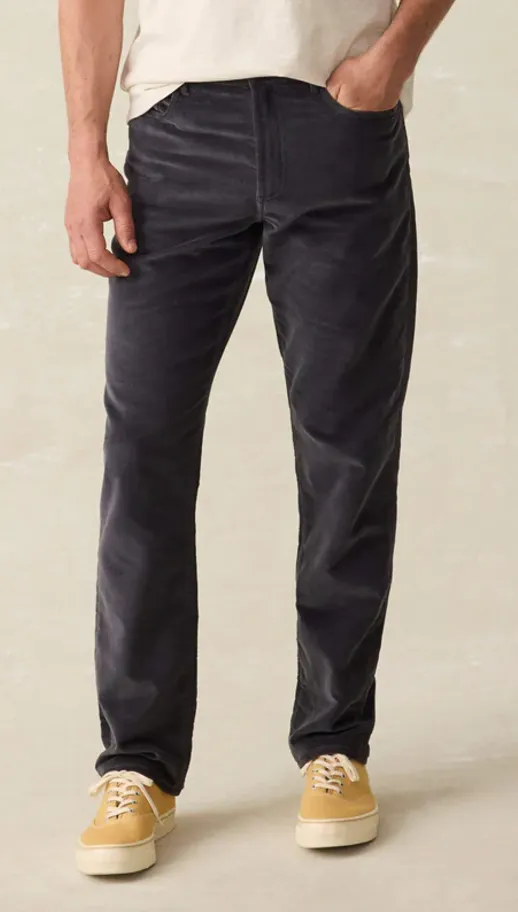 Men's Stretch Terry Corduroy 5 Pocket Pant