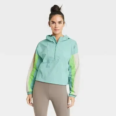 New - Joylab Women's Pullover Winter Hooded Windbreaker Jacket