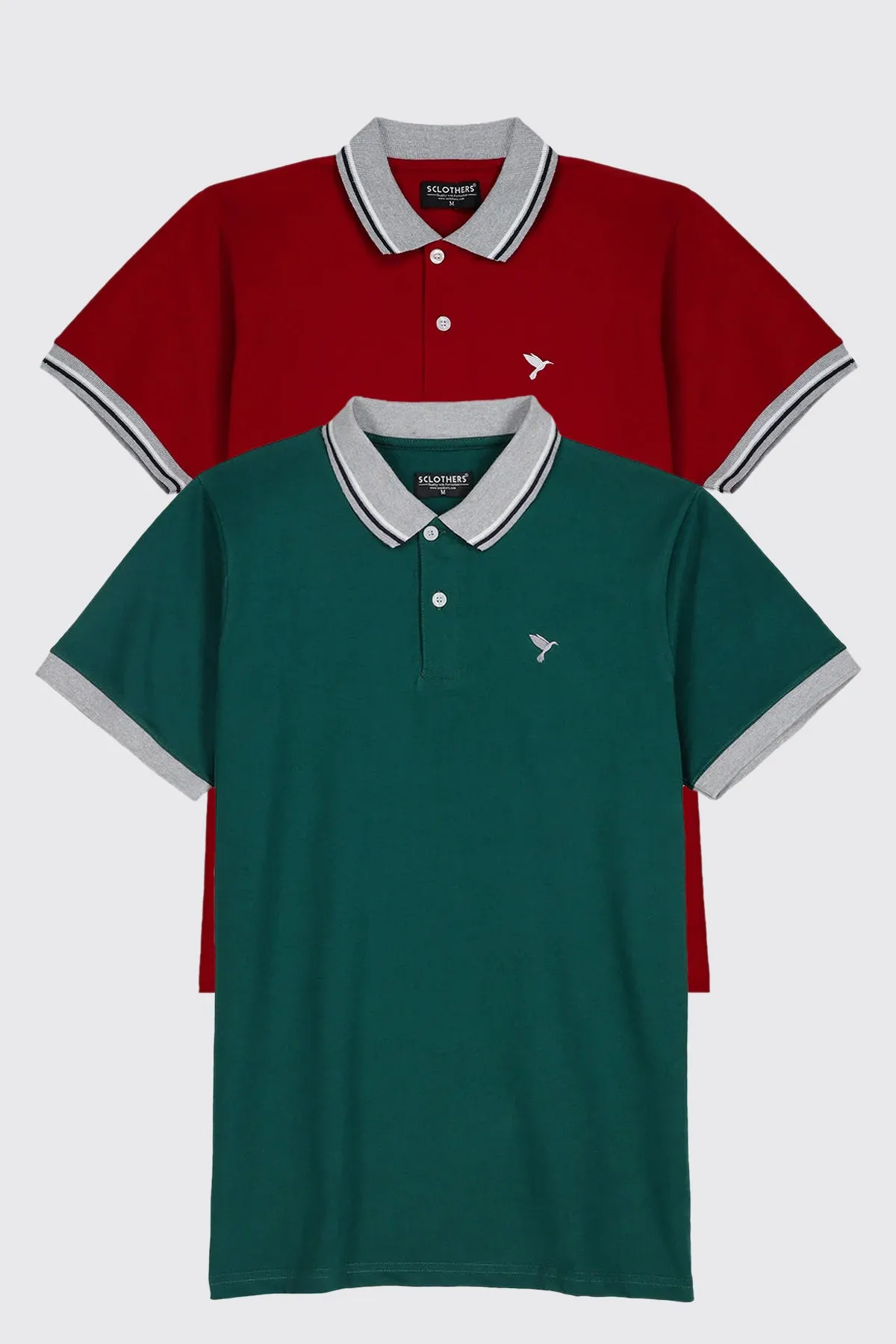 Pack of 2 Polo Shirts (Plus Size) - S24 - MP0402P