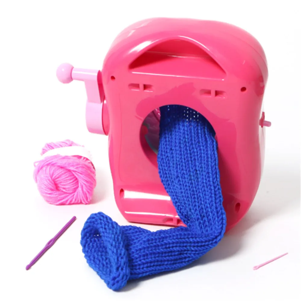 Plastic Weaving Loom for Scarf Hat DIY Kids Hand Knitter Toy