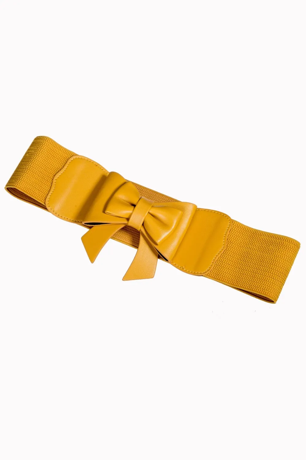 Play it Right Belt in Mustard by Banned