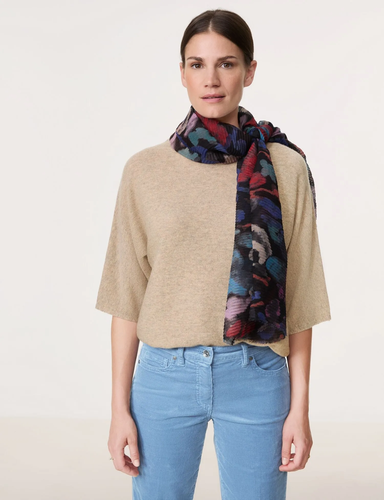 Plissé Pleated Scarf