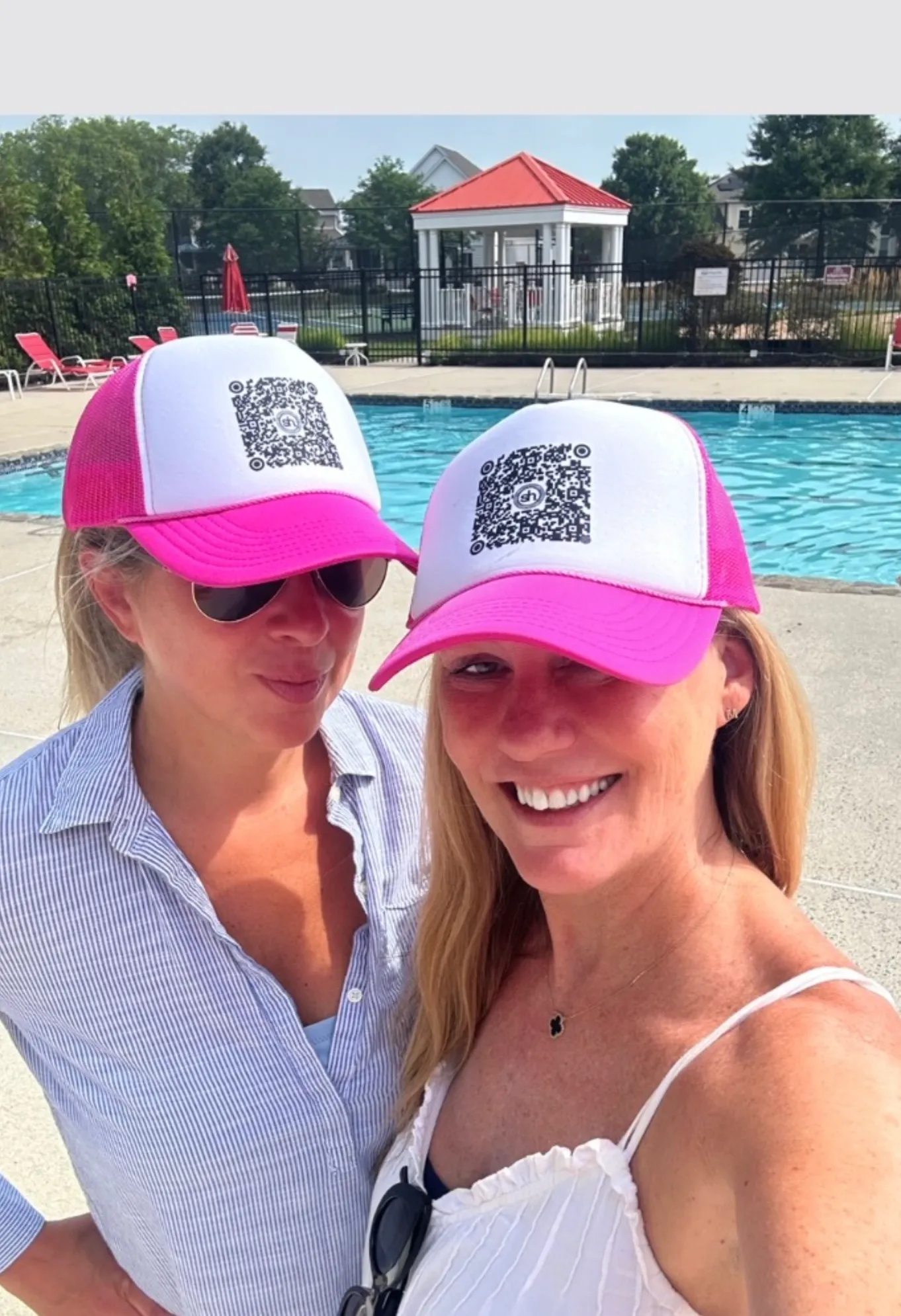 QR  trucker hat