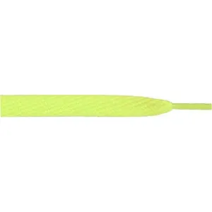 Skateboard Flat Laces - Neon Yellow (1 Pair Pack) Shoelaces