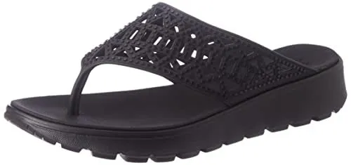 Skechers womens FOOTSTEPS - SHE*S CUTE BBK Flip-Flop - 5 UK (111096)