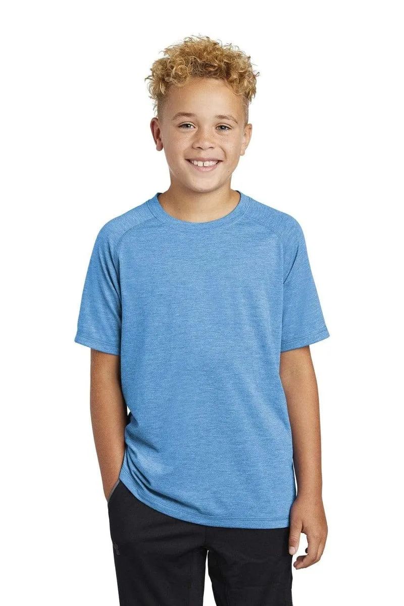 Sport-Tek YST400: Youth PosiCharge Tri-Blend Wicking Raglan Tee