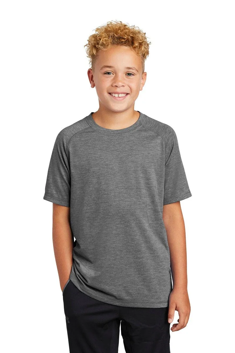 Sport-Tek YST400: Youth PosiCharge Tri-Blend Wicking Raglan Tee