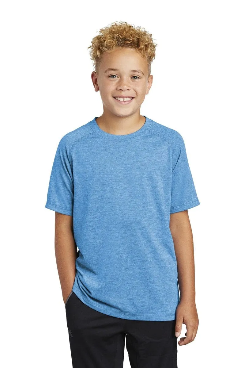 Sport-Tek YST400: Youth PosiCharge Tri-Blend Wicking Raglan Tee