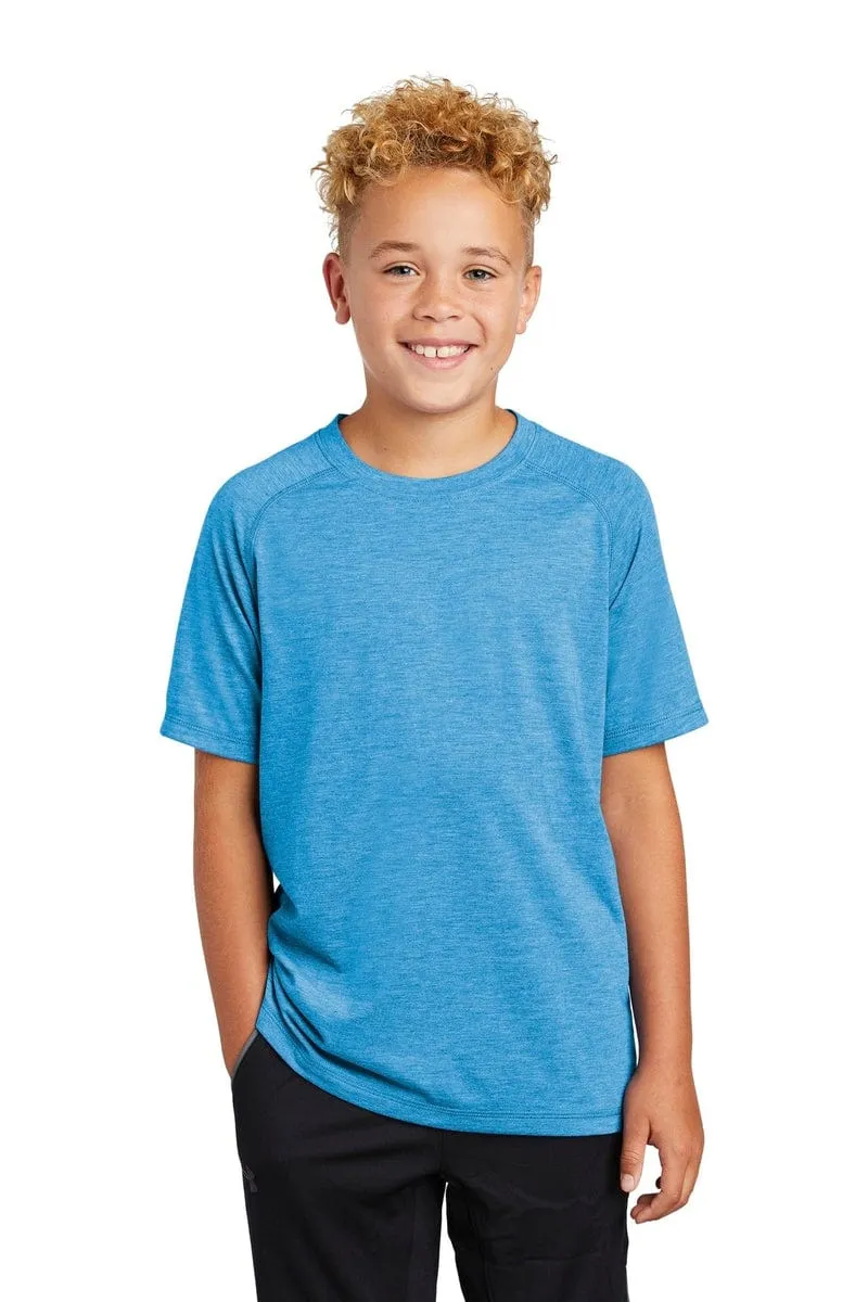 Sport-Tek YST400: Youth PosiCharge Tri-Blend Wicking Raglan Tee