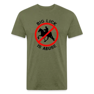 STOP BIG LICK - Fitted Unisex T-Shirt