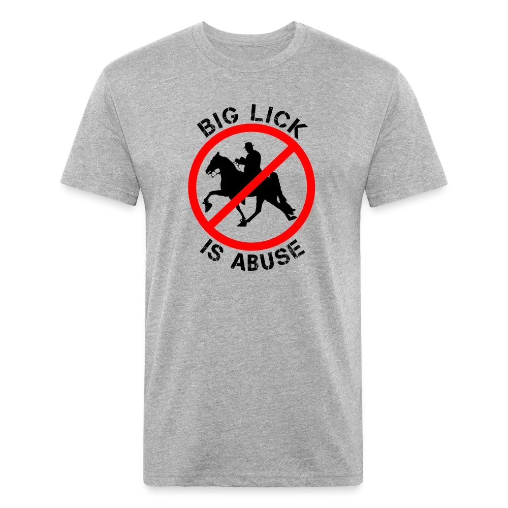 STOP BIG LICK - Fitted Unisex T-Shirt