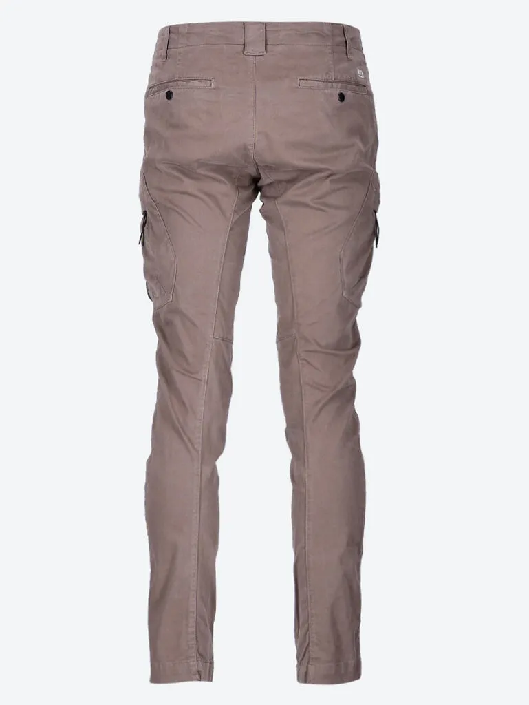 Stretch sateen lens cargo pants