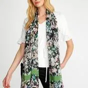 Summer Floral Tassel Scarf