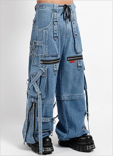 Tripp X - STRAP PANT LIGHT BLUE DENIM