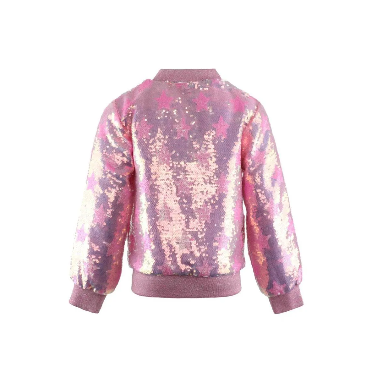 Tween Outerwear | Swiftie Sequin Bomber- Pink Star | Lola and the Boys