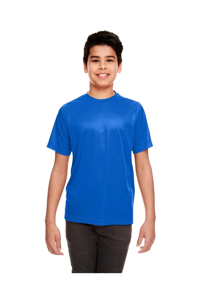 UltraClub 8420Y: Youth Cool & Dry Sport Performance Interlock T-Shirt