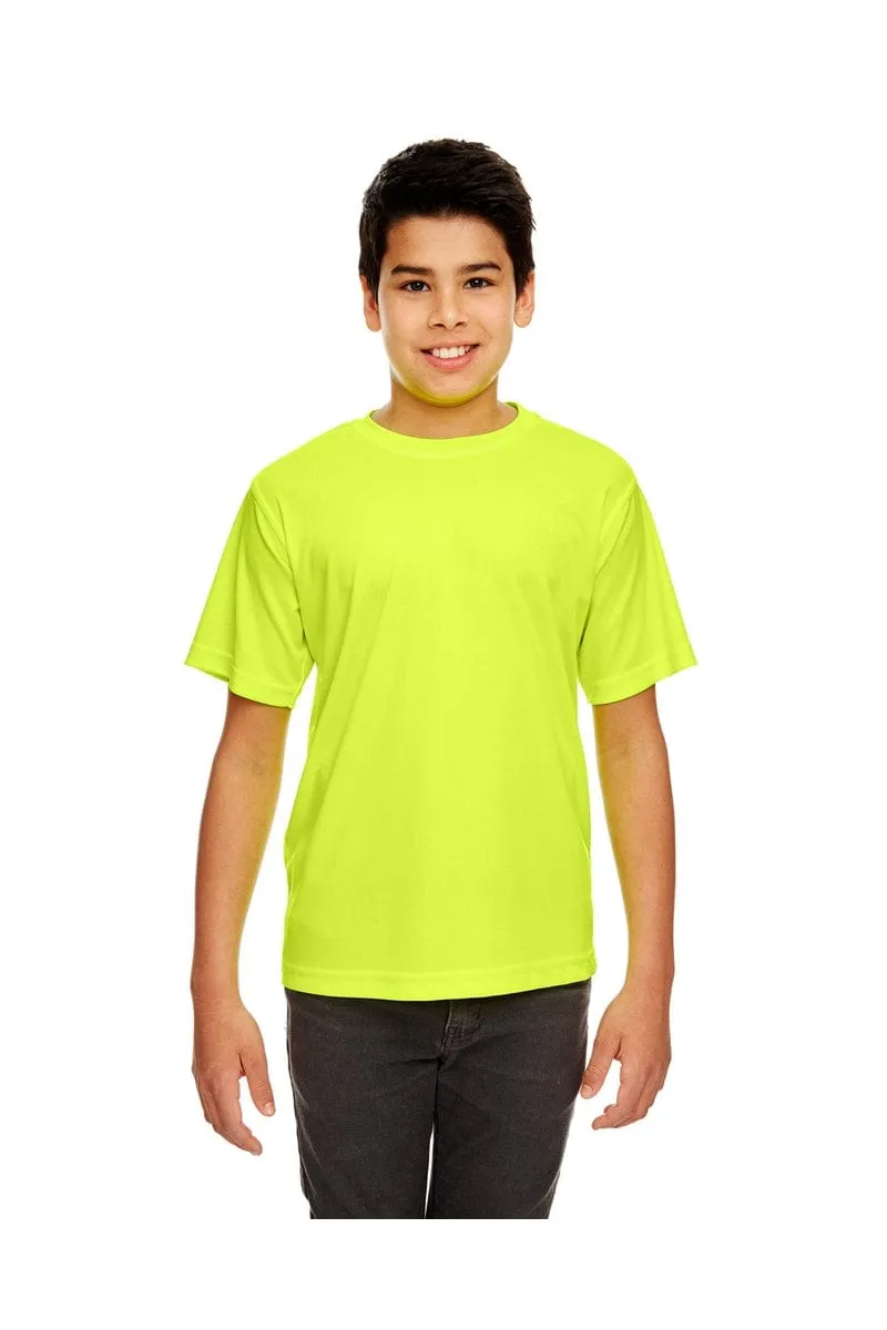 UltraClub 8420Y: Youth Cool & Dry Sport Performance Interlock T-Shirt