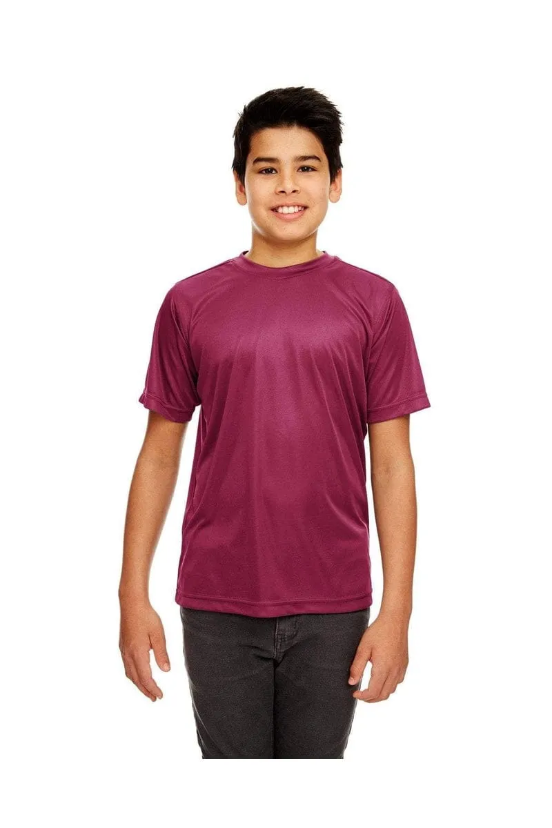 UltraClub 8420Y: Youth Cool & Dry Sport Performance Interlock T-Shirt