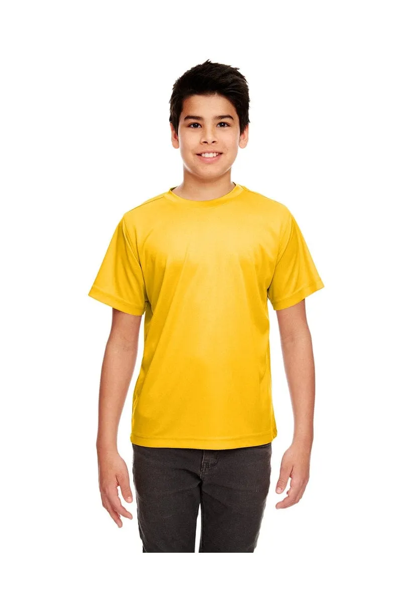 UltraClub 8420Y: Youth Cool & Dry Sport Performance Interlock T-Shirt