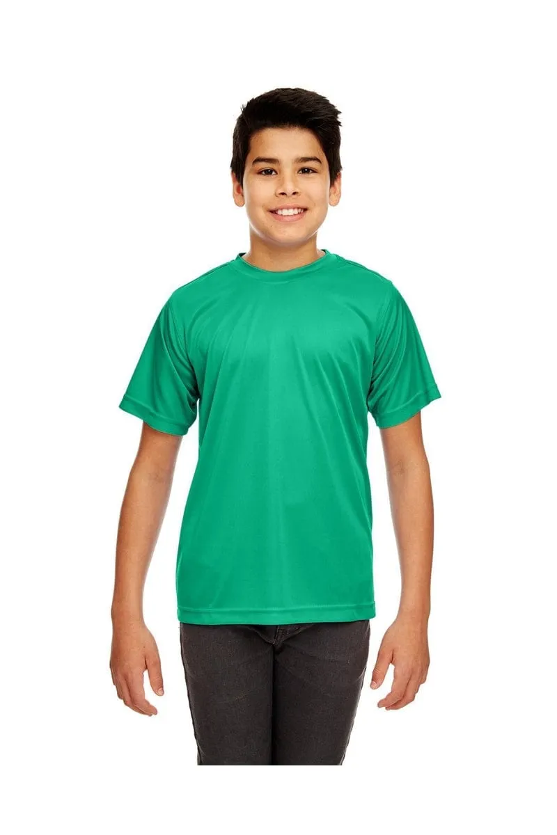 UltraClub 8420Y: Youth Cool & Dry Sport Performance Interlock T-Shirt