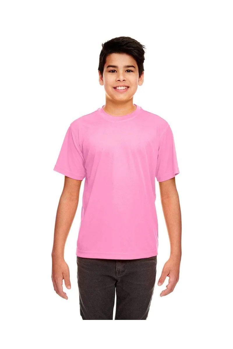 UltraClub 8420Y: Youth Cool & Dry Sport Performance Interlock T-Shirt