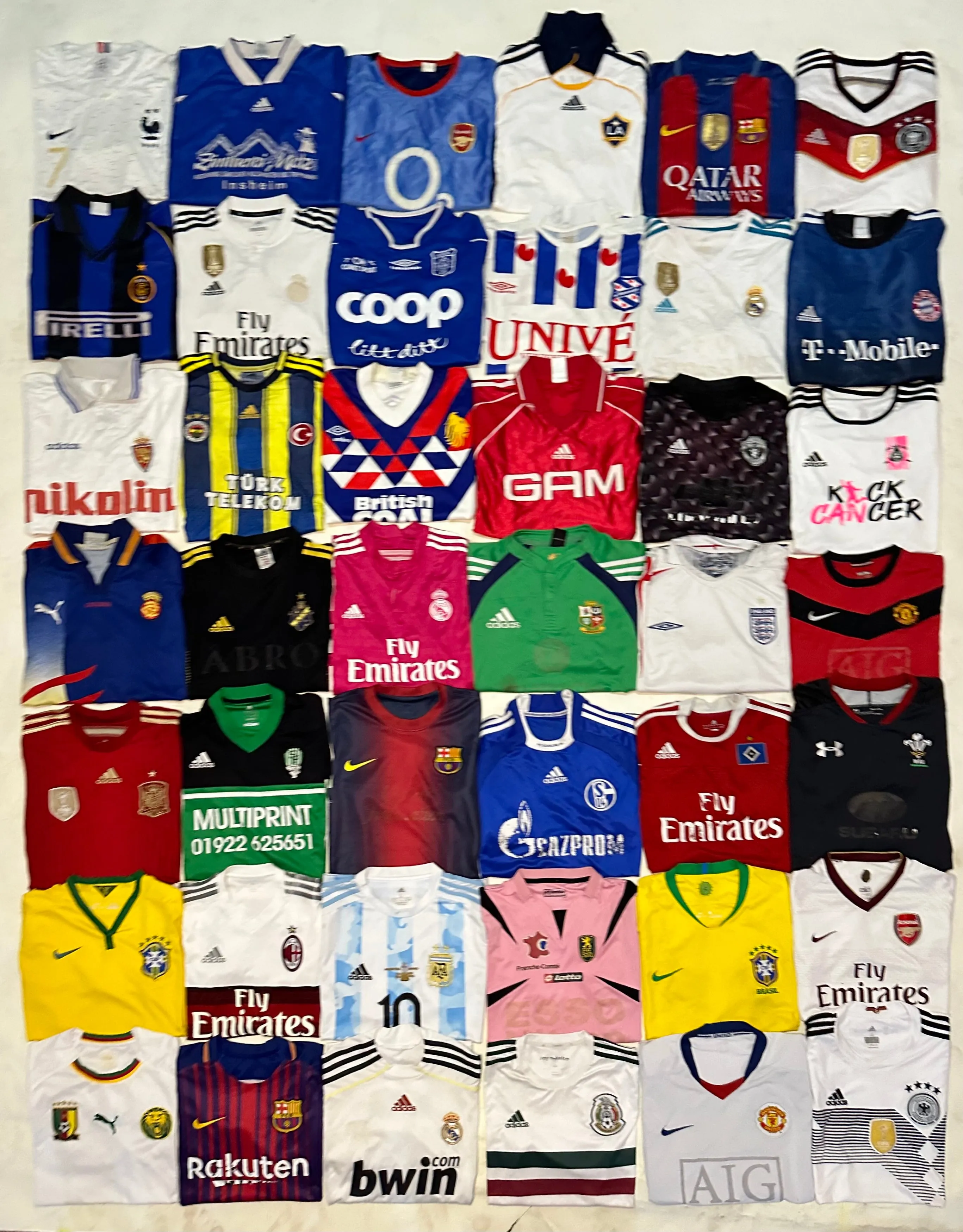 Vintage football jersey 42 piece