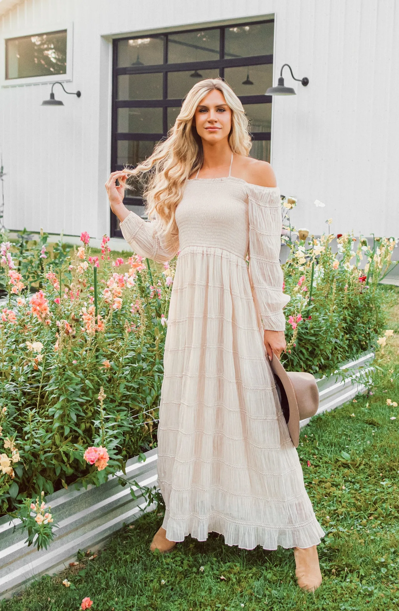 Women's Pippa Maxi (natural chiffon)